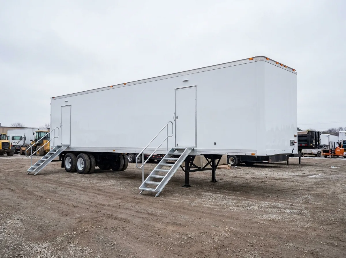 16-Stall Semi-Trailer Shower