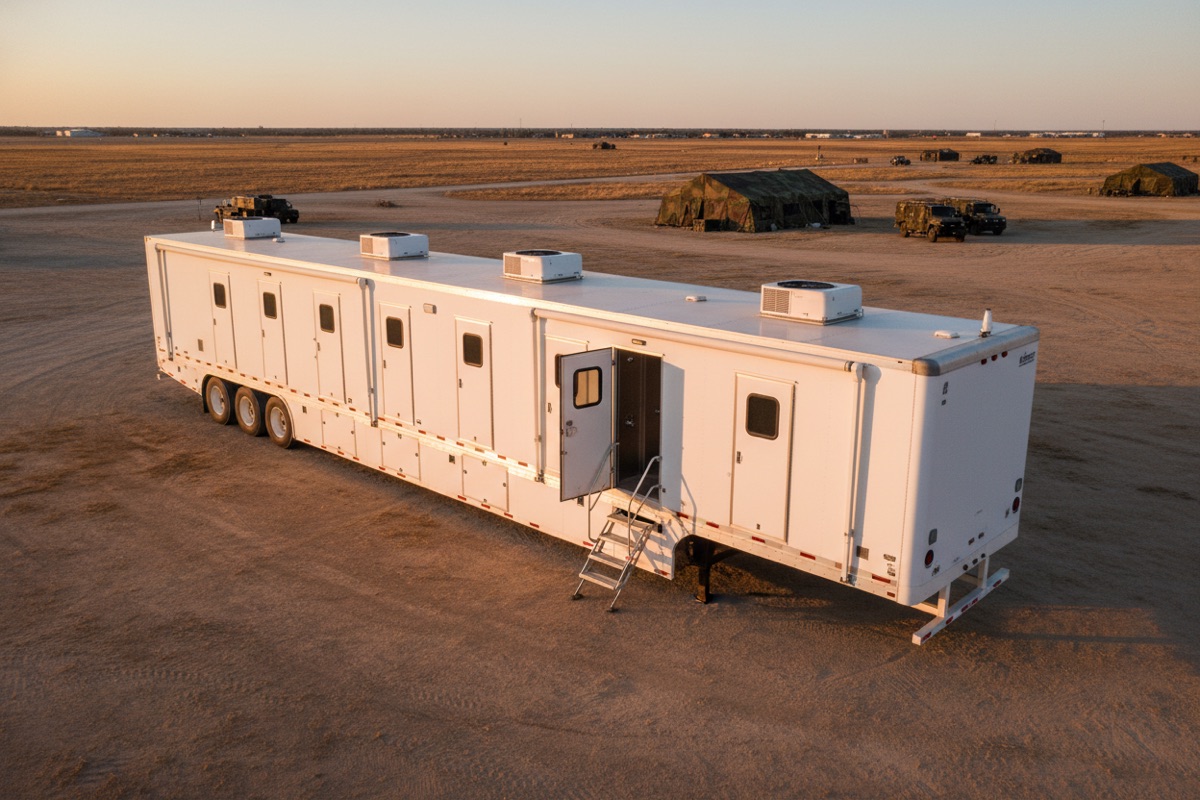 28-Stall Semi-Trailer Shower